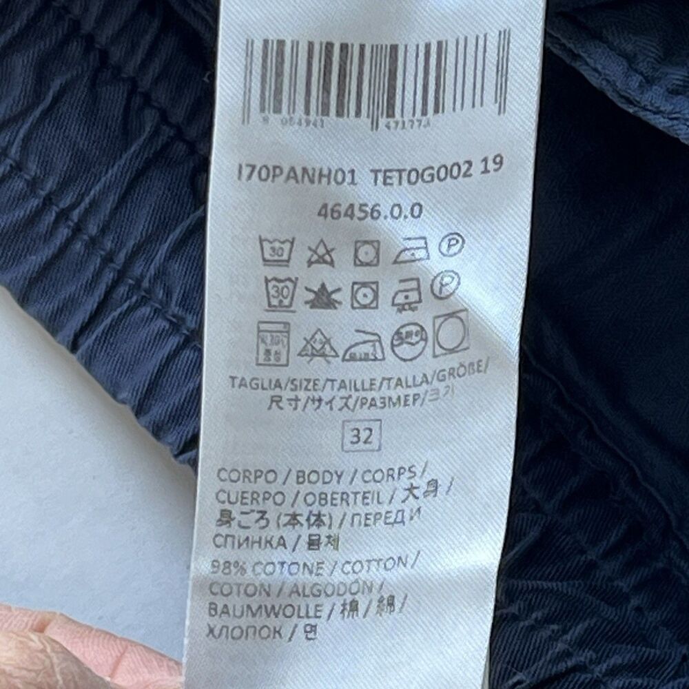 Eleventy Pants Drawstring Cotton Blend Joggers Mens 32X32 Italy Casual Comfort - Picture 9 of 10